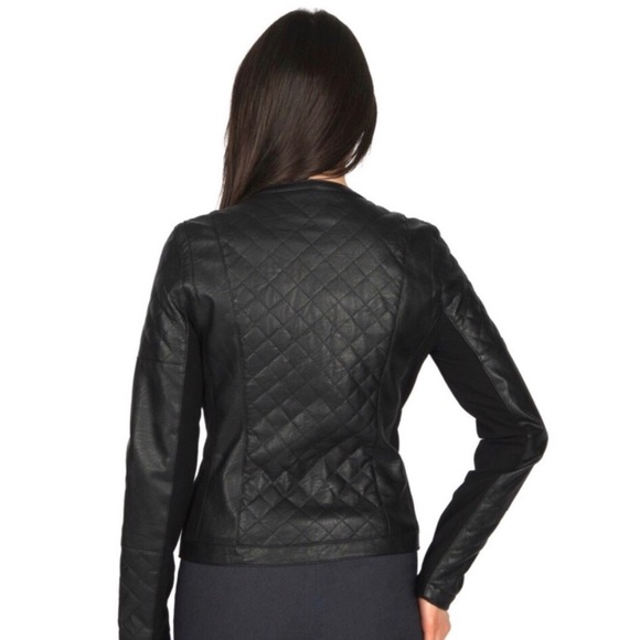 FAUX LEATHER MOTO JACKET - Picture 2 of 11